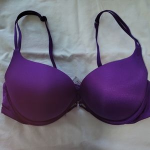 La Senza bra 38B Purple Push Up